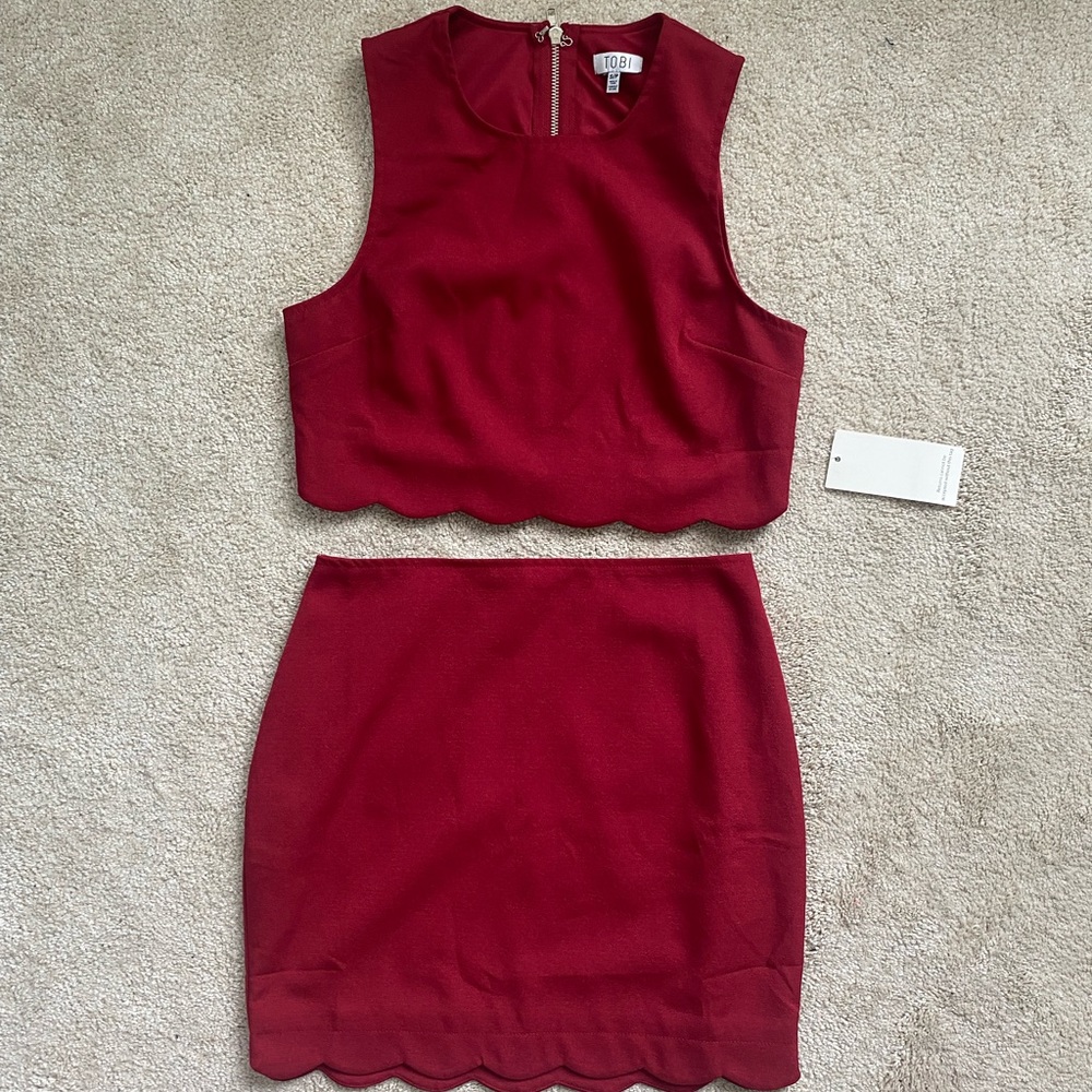 Tobi Getting Wavy Bodycon Two Piece Dress